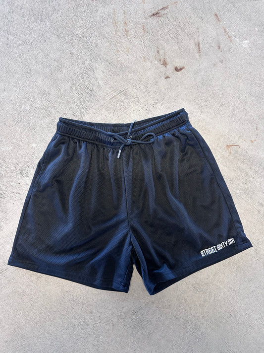 SS6 STAPLE MESH SHORT - BLACK